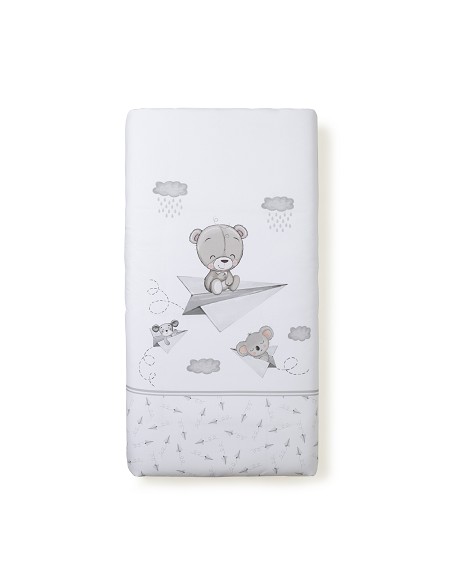 Set 2 Pcs Desenfundable F. Nordica Mod Paper Plain Gris