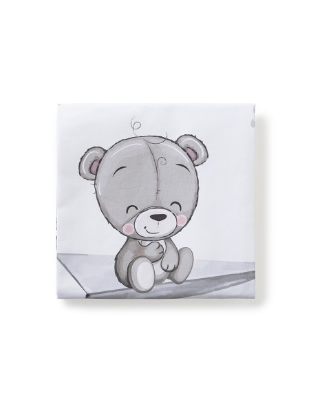 Set 2 Pcs Desenfundable F. Nordica Mod Paper Plain Gris