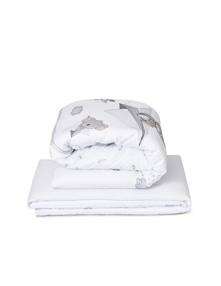 Set 2 Pcs Desenfundable F. Nordica Mod Paper Plain Gris