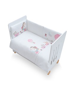 Set 2 Pcs Desenfundable F. Nordica Mod Jirafa Bicicleta Rosa