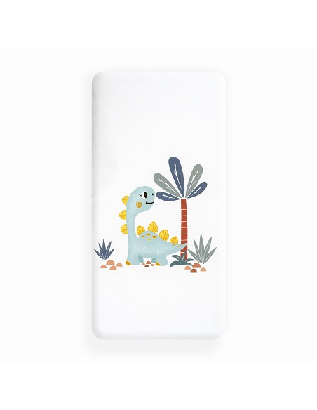 Set 2 Pcs Desenfundable F. Nordica Mod. Dinosaurio Palmera Blanco