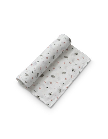 Muselina 1. 20 x 1. 2  Mod Koala Rosa