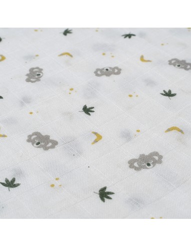 Muselina 1. 20 x 1. 20  Mod Koala Boy Gris