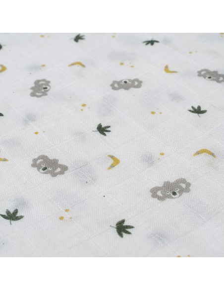 Muselina 1. 20 x 1. 20  Mod Koala Boy Gris