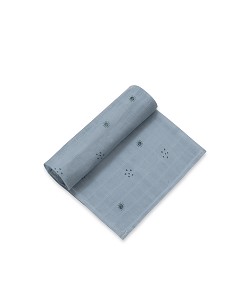 Muselina 1. 20 x 1. 20  Mod Duendesdelpolvo Azul