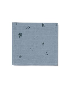 Muselina 1. 20 x 1. 20  Mod Duendesdelpolvo Azul 2