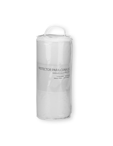 Protector Cuna No Desenfundable  Liso Blanco