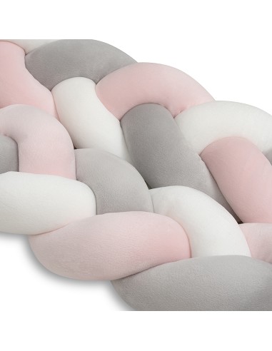 Chichonera Cuerda Trenzada Rosa