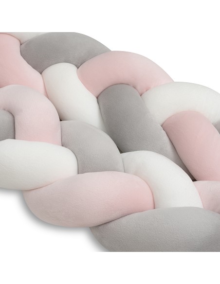 Chichonera Cuerda Trenzada Rosa