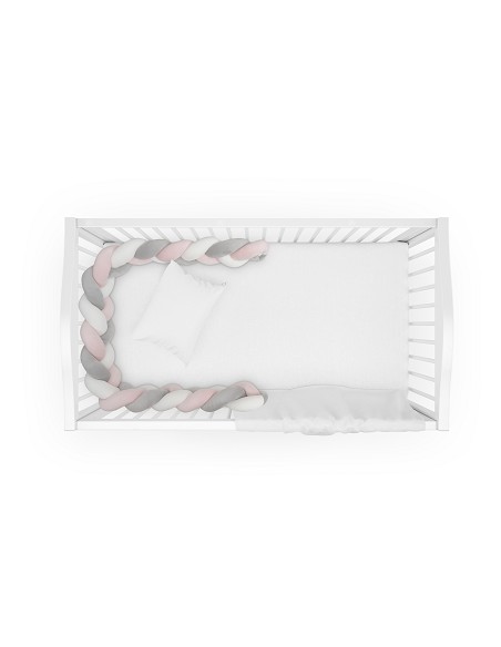 Chichonera Cuerda Trenzada Rosa