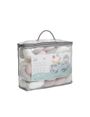 Chichonera Cuerda Trenzada Rosa