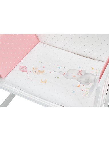 Minicuna Colecho Minana+Coord Elefante Rosa