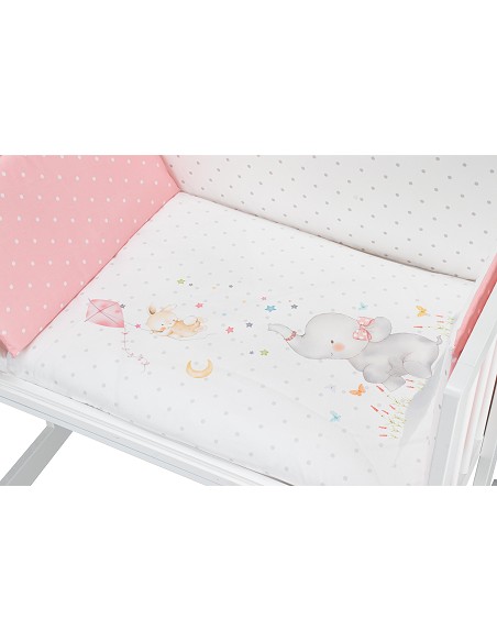 Minicuna Colecho Minana+Coord Elefante Rosa