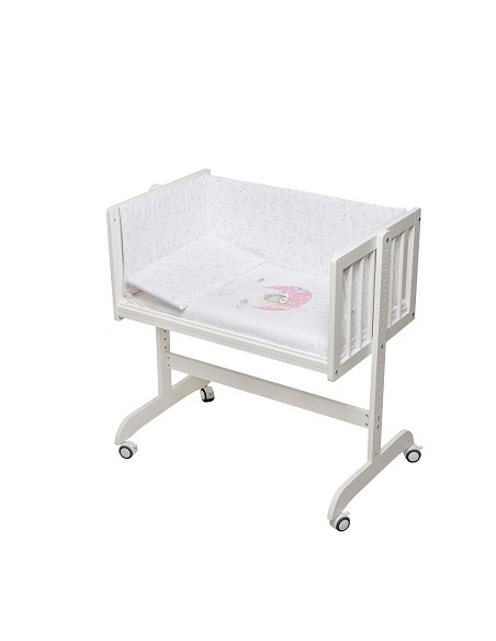 Minicuna Colecho Minana+Coord Bear Sleeping Rosa