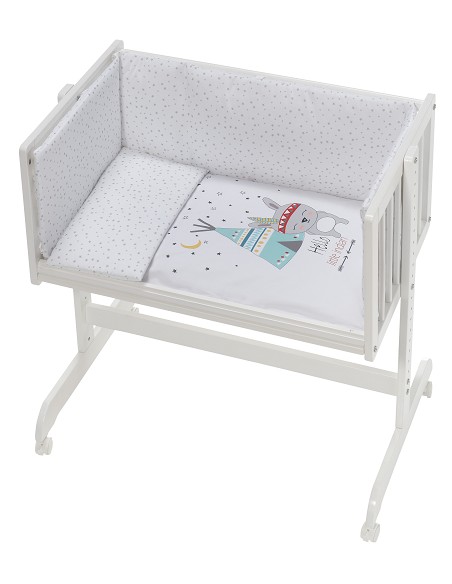 Minicuna Colecho Mod Tipi Oso Blanco