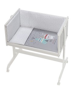 Minicuna Colecho Mod Tipi Oso Gris