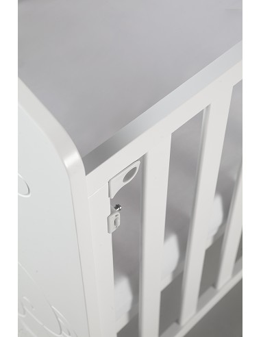 Cuna Lovely Premium Blanca+Colchon