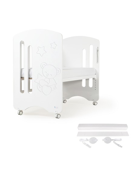 Cuna Lovely Premium Blanca+Colchon+Kit Colecho