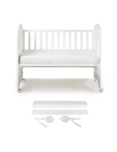 Cuna Lovely Premium Blanca+Colchon+Kit Colecho