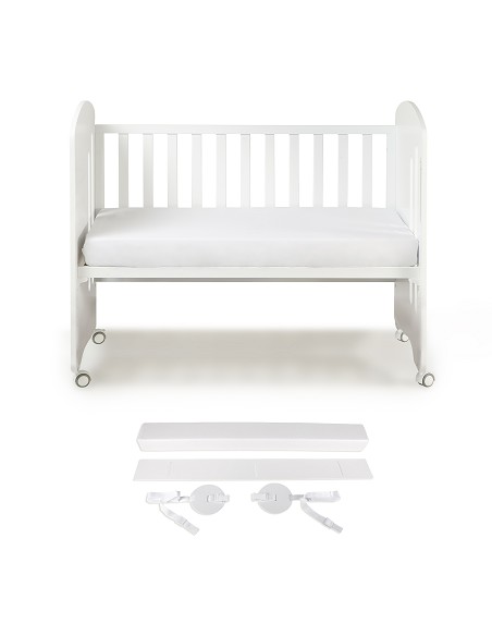 Cuna Lovely Premium Blanca+Colchon+Kit Colecho