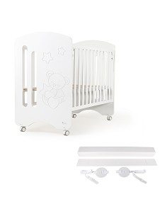 Cuna Lovely Premium Blanca+Kid Colecho