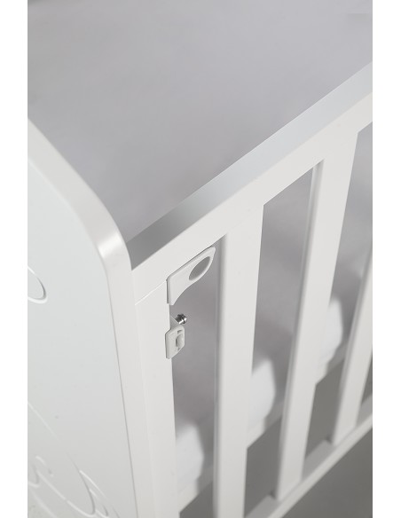 Cuna Lovely Premium Blanca+Kid Colecho