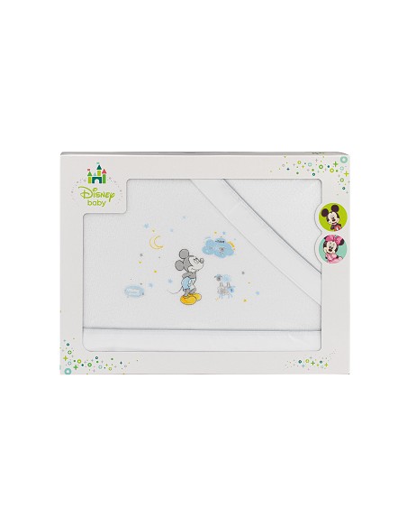 Triptico Cuna  Coralina Mod Mickey Bco/Gris