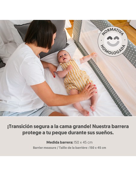 Barrera Cama 150 cm Blanco