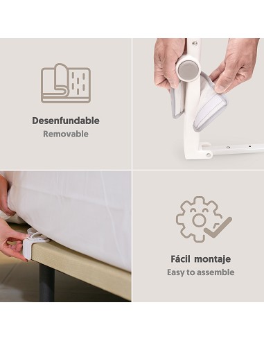 Barrera Cama 150 cm Blanco