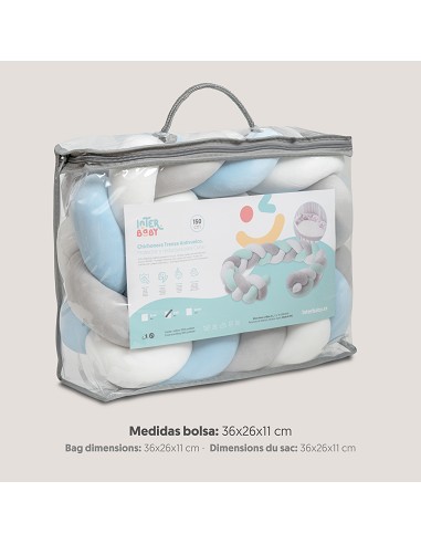 Chichonera Cuerda Trenzada Azul