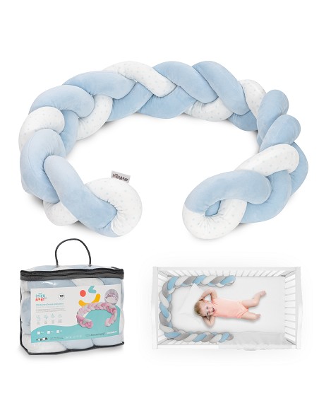 Chichonera Cuerda Trenzada  Modelo  Universo Bco/Azul