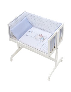 Minicuna Colecho Minana+Coord Oso Columpio Azul