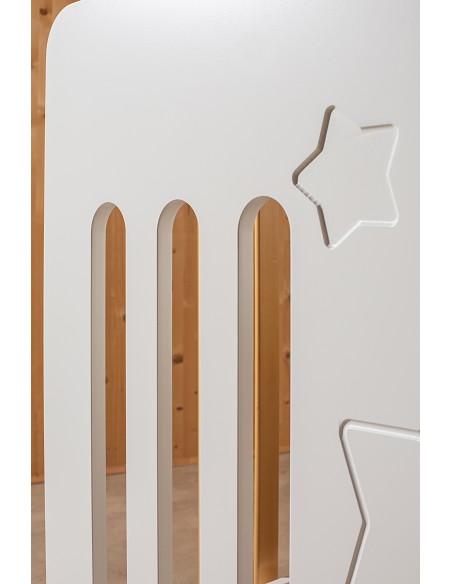 Cuna Modelo Star Nature Blanca
