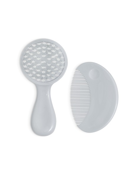 Set Cepillo y Peine Gris