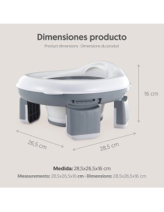 Baby Wc Reductor Bco/Gris 2
