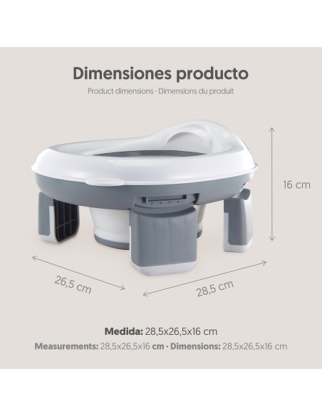 Baby Wc Reductor Bco/Gris