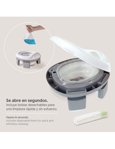 Baby Wc Reductor Bco/Gris