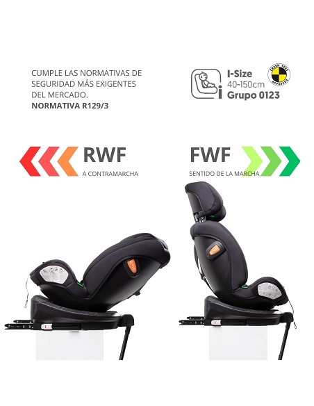 Silla de Coche Alea Negro