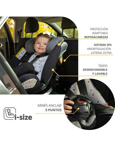 Silla de Coche Alea Gris
