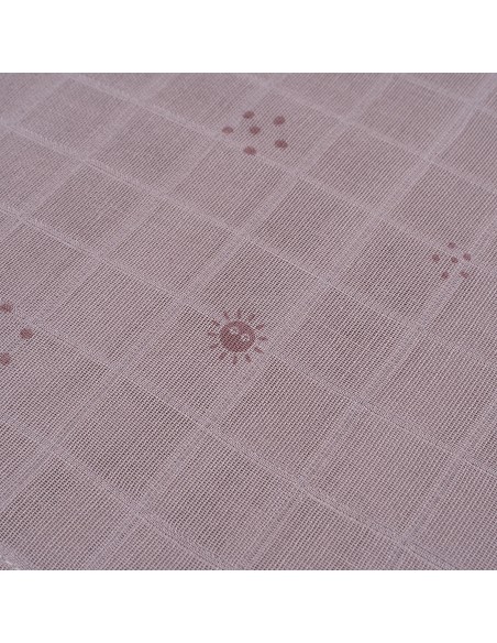 Muselina 1. 20 x 1. 20  Mod Duendesdelpolvo Rosa