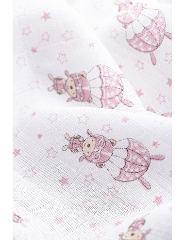 Gasas 80X80 Mod Paracaidista Pack 3 Rosa