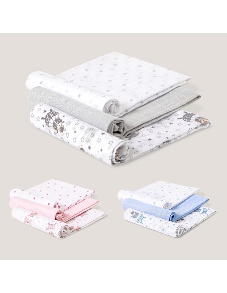 Gasas 80X80 Mod Paracaidista Pack 3 Gris