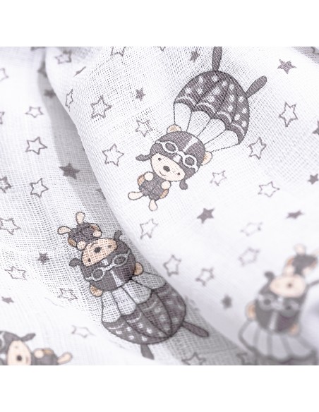 Gasas 80X80 Mod Paracaidista Pack 3 Gris