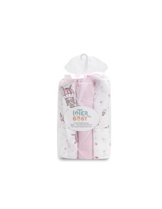 Gasas 80X80 Mod Paracaidista Pack 3 con Percha Rosa