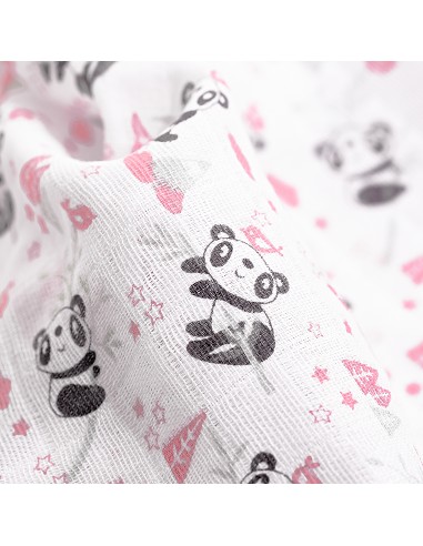 Gasas 80X80 Mod Panda Pack 3 Rosa