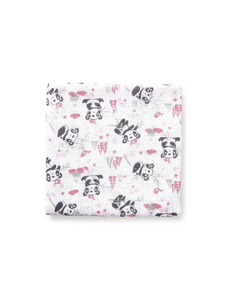 Gasas 80X80 Mod Panda Pack 3 Rosa