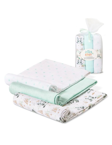 Gasas 80X80 Mod Panda Pack 3 Verde