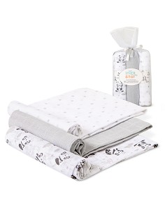 Gasas 80X80 Mod Panda Pack 3 Gris