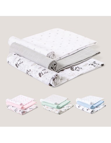 Gasas 80X80 Mod Panda Pack 3 Gris