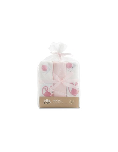 Gasas Bambu 55X70 Mod Jungla Pack 3 Rosa